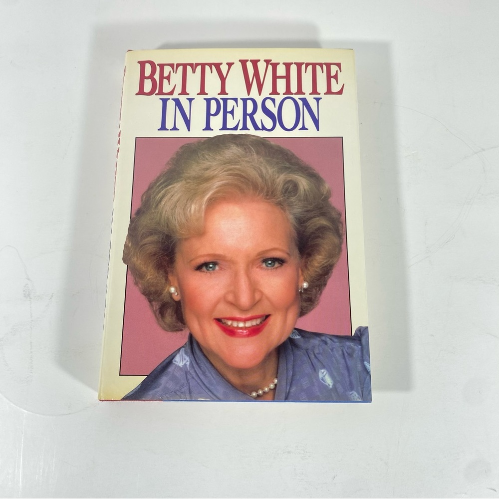 Betty White in Person 1987 1st Edition Hardcover Biography Golden Girl